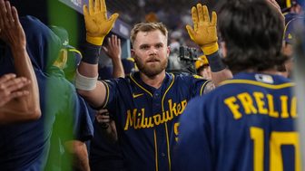 Brewers beat Dodgers 6-2 for a 3-0 NLCS lead